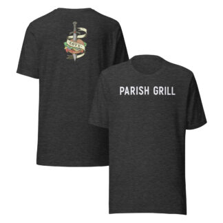 PARISH GRILL Burger Tattoo Unisex T-shirt